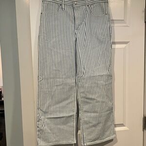 NWOT JCrew striped jeans